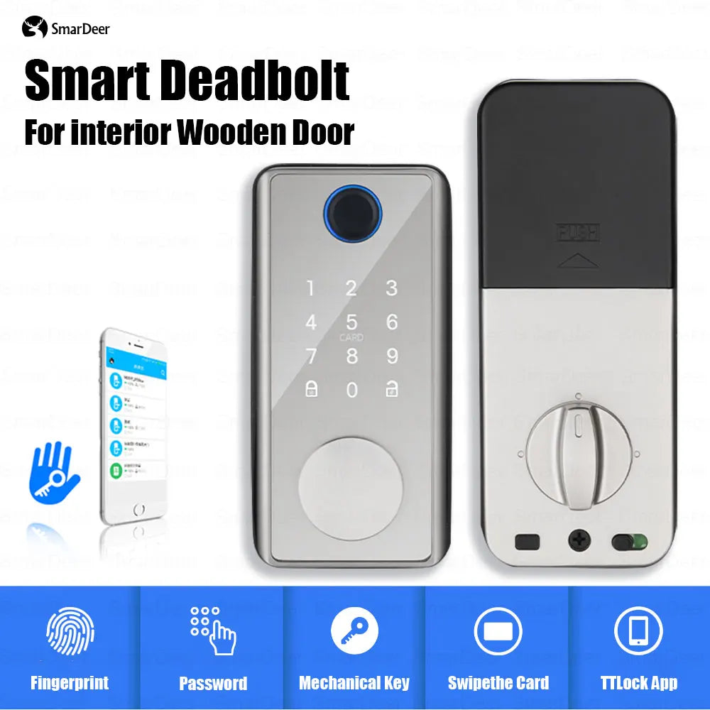 Smart Lock compatible with Alexa & Fingerprint